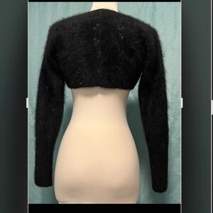Classiques Entier Rabbit hair angora shaw sweater. Size M